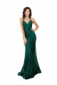 Affordable Black Tie Sleek Fishtail Shaped Long Lace Prom Dress Canada