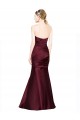 Affordable Mermaid Sweetheart Soft Satin Prom Dress with Pleats Canada