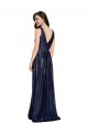 Affordable Long V-Neck Sparking Sequin Prom Dress with Low V-Back Canada