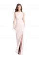 Affordable Diamond Cutout Back Trumpet Prom Dress with Front Slit Canada