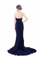 Affordable Strapless Sweetheart Neckline Crepe Prom Dress with Satin Waistband Canada