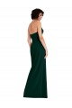 Affordable Scooped Strapless Neckline Crepe Prom Dress with Side Slit Canada