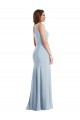 Affordable Bold One Shoulder Trumpet Maxi Crepe Prom Dress Canada